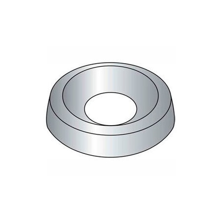 Countersunk Washer, Steel, Nickel Plated Finish